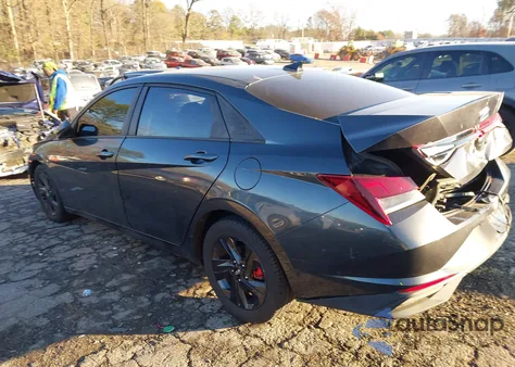 2021 Hyundai Elantra Sel z USA, uszkodzony, nr VIN 5NPLM4AG4MH046394